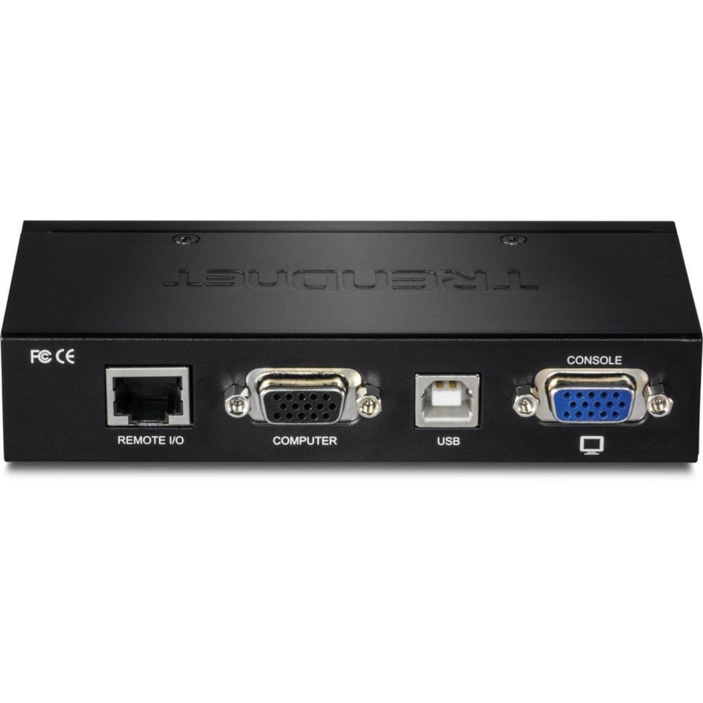 Imagem 2 de 5 do produto Kit De Extensão Kvm Trendnet, Amplia Controles De Teclado,vídeo,mouse, Até 150 Metros, Teclas De Atalho