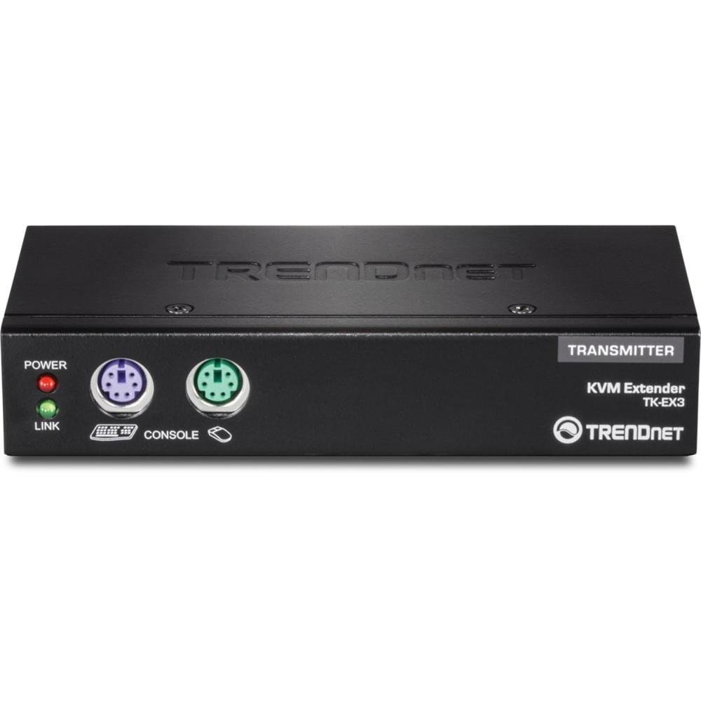 Imagem 3 de 5 do produto Kit De Extensão Kvm Trendnet, Amplia Controles De Teclado,vídeo,mouse, Até 150 Metros, Teclas De Atalho