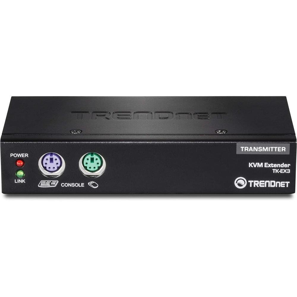 Imagem 4 de 5 do produto Kit De Extensão Kvm Trendnet, Amplia Controles De Teclado,vídeo,mouse, Até 150 Metros, Teclas De Atalho
