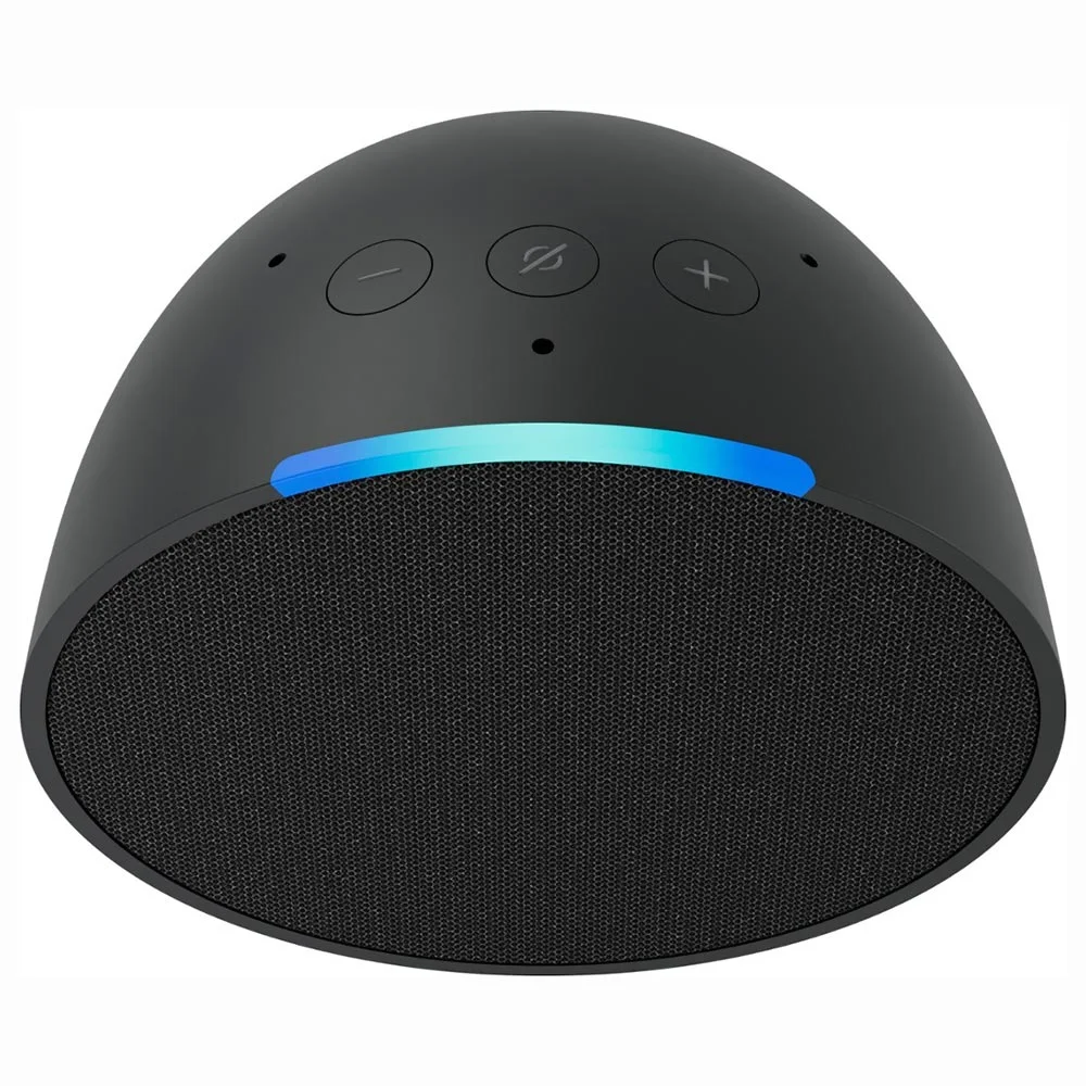 Echo Dot Amazon com Alexa Bluetooth Preto KaBuM