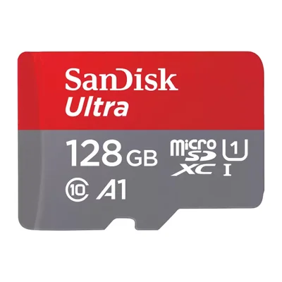 Cartão Memória Sandisk,Micro Sd, 128GB, Microsd Ultra 140mbs