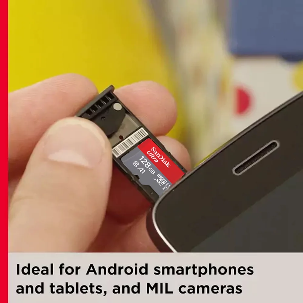 Imagem 4 de 4 do produto Cartão Memória Sandisk,Micro Sd, 128GB, Microsd Ultra 140mbs