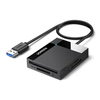 Leitor De Cartão Memória Ugreen Pra, USB 3.0 Externo, Portátil