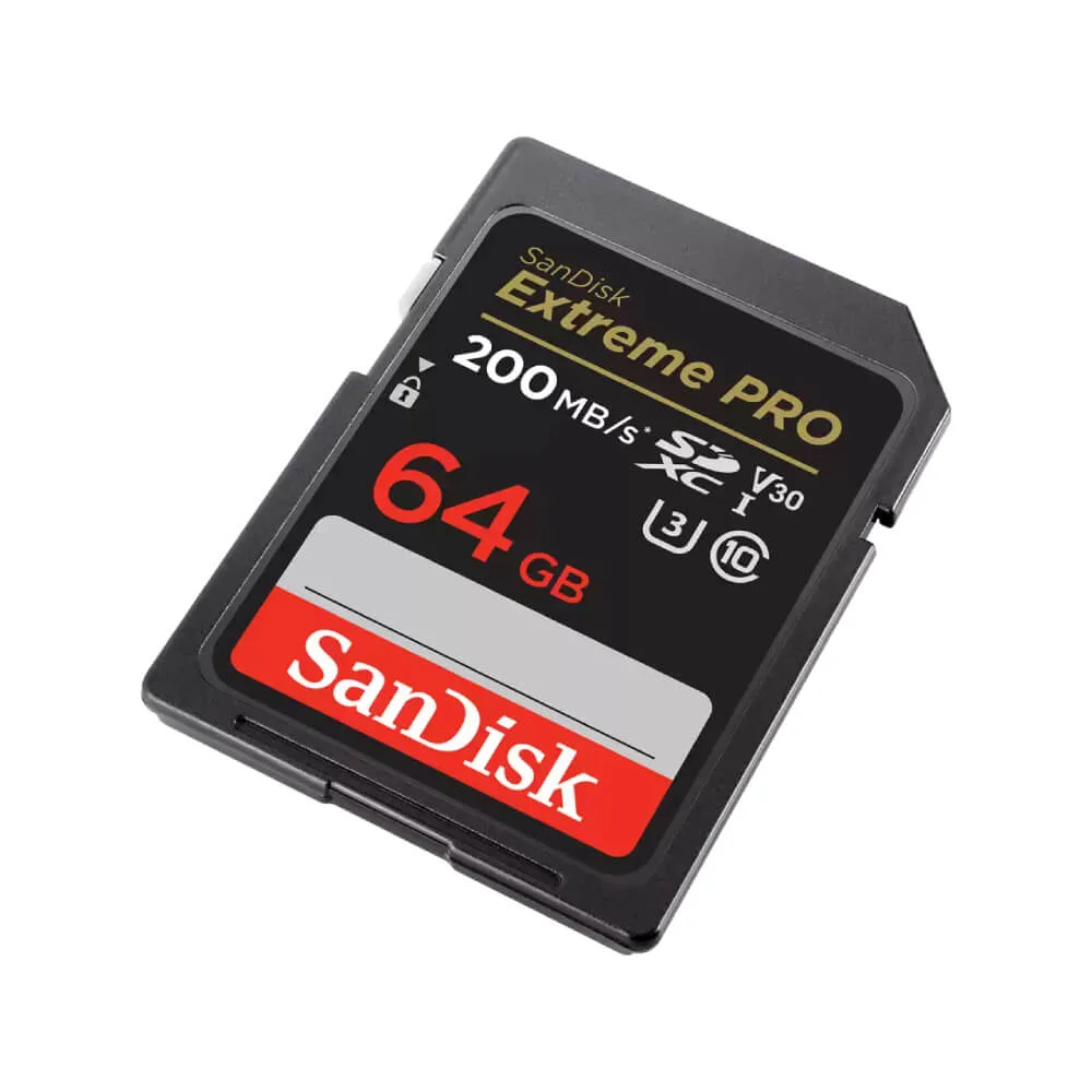 Imagem 2 de 5 do produto Cartão Memória Sdxc Sandisk, 64GB, Extreme Pro V30 200mbs