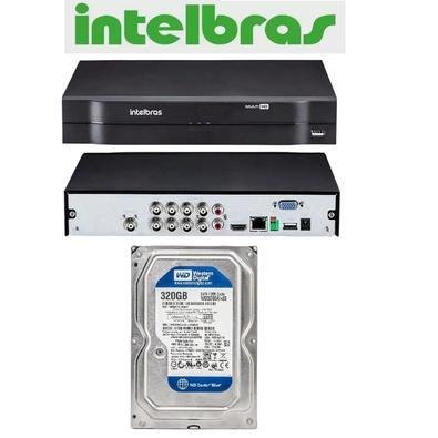 DVR Intelbras Mhdx Multi HD, 8 Canais, 5x1 Cloud P2p, Com HD