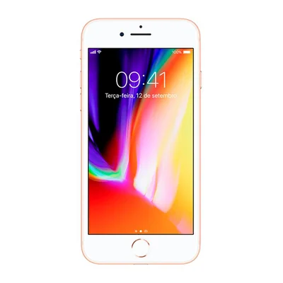 USADO: Iphone 8 64GB Dourado Muito Bom KaBuM