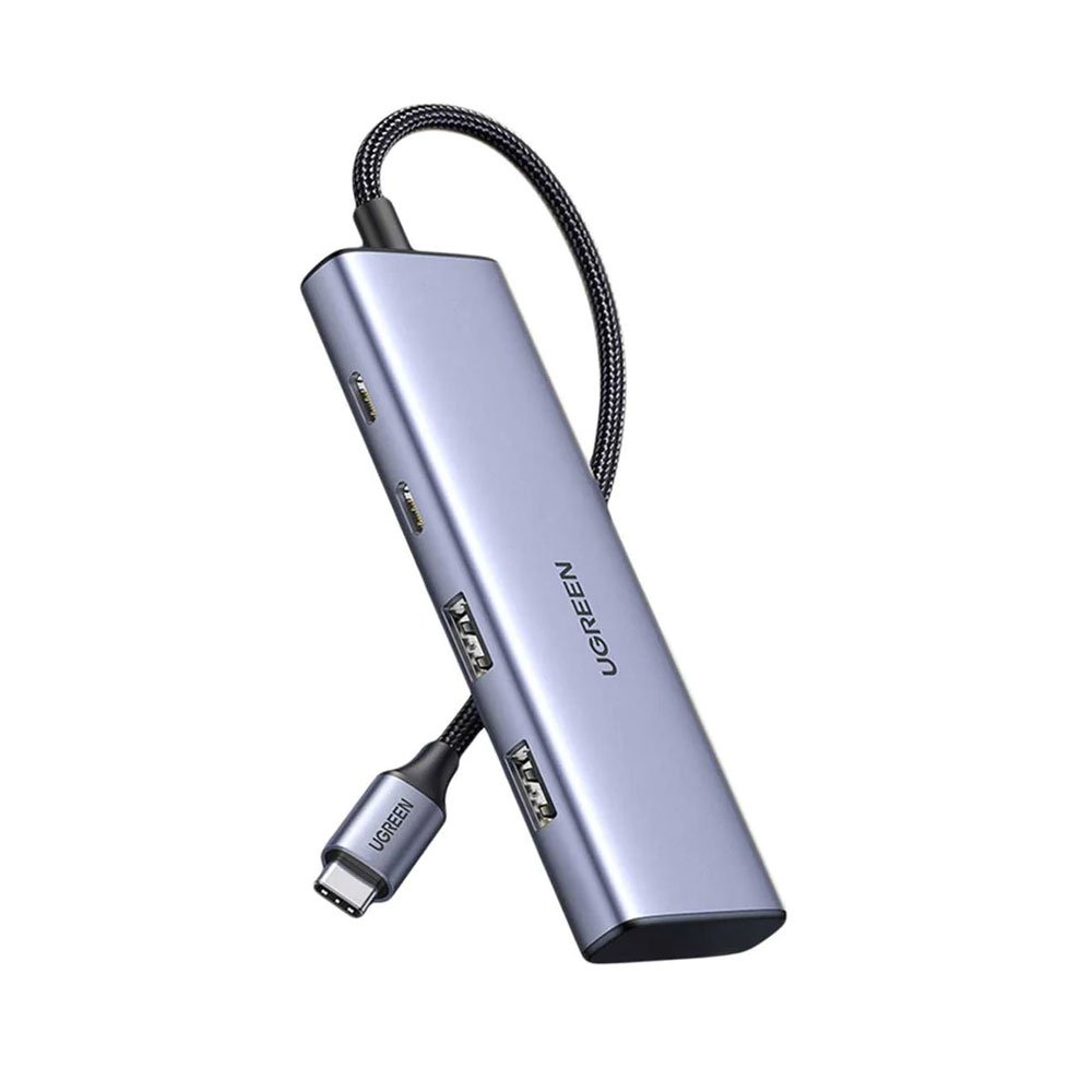 Adaptador Hub Ugreen 4 Em 1, Para USB, Tipo C Macho, 5gbps