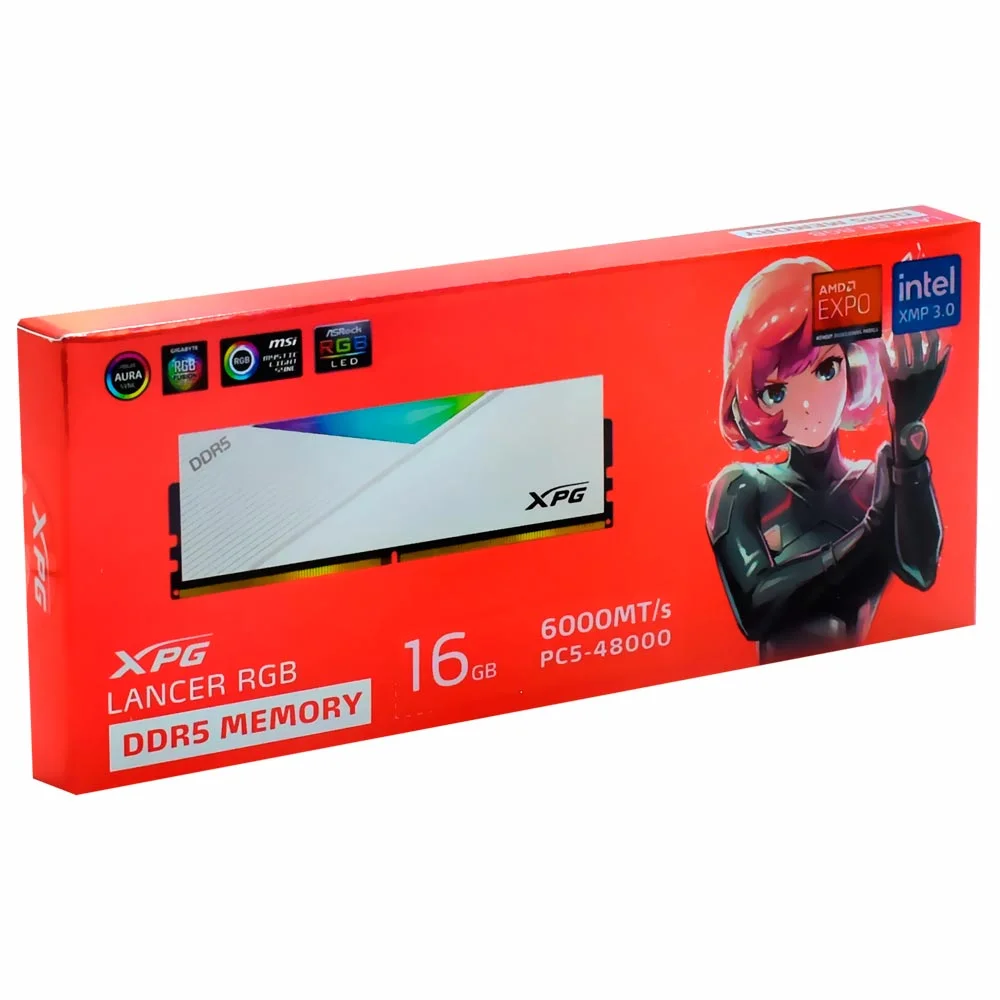 Memória Adata Xpg Lancer 16GB 6000mhz KaBuM