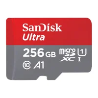 Cartão Memória Micro Sd Sandisk, 256GB, Microsd Ultra, 150mbs