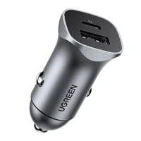 Carregador Veicular Ugreen USB A, USB C 5a Pd 3.0 5a 30w