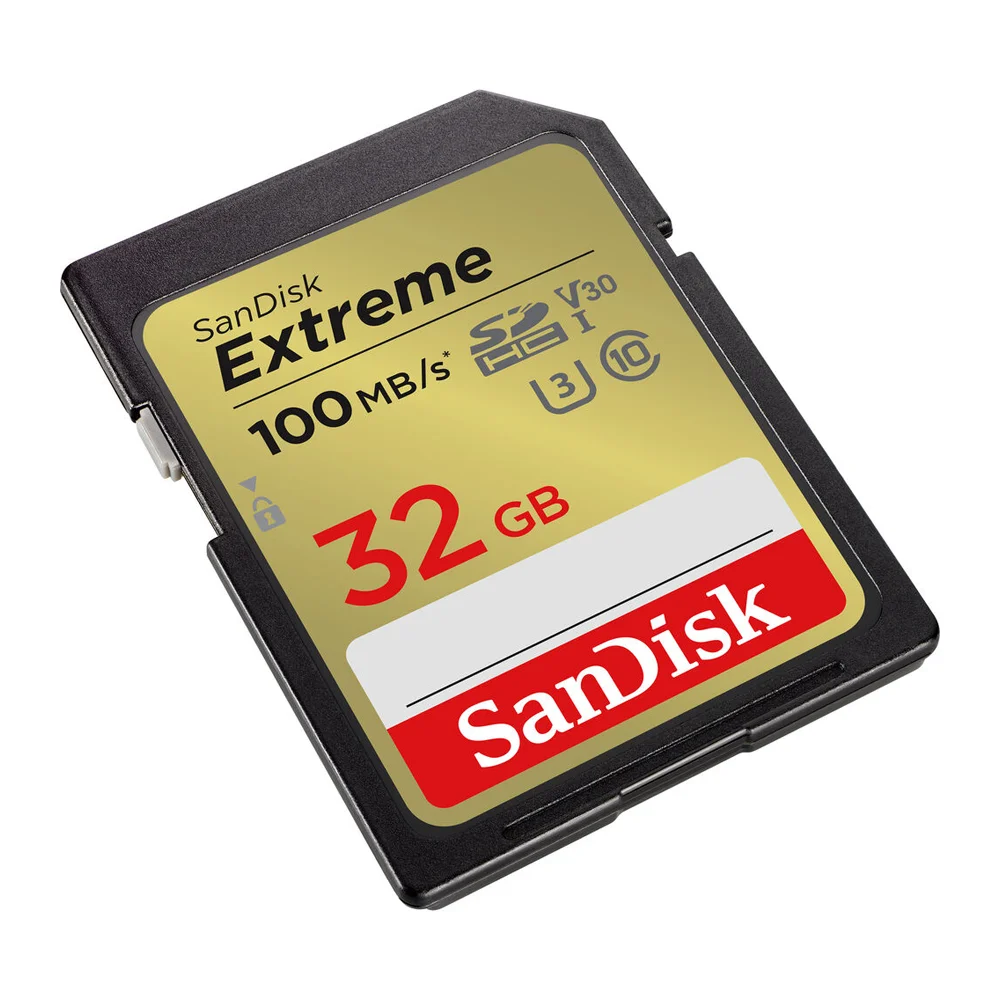 Imagem 2 de 3 do produto Cartão De Memória Sdhc Sandisk 32GB, Cartão Sd 100mbs, C10, V3