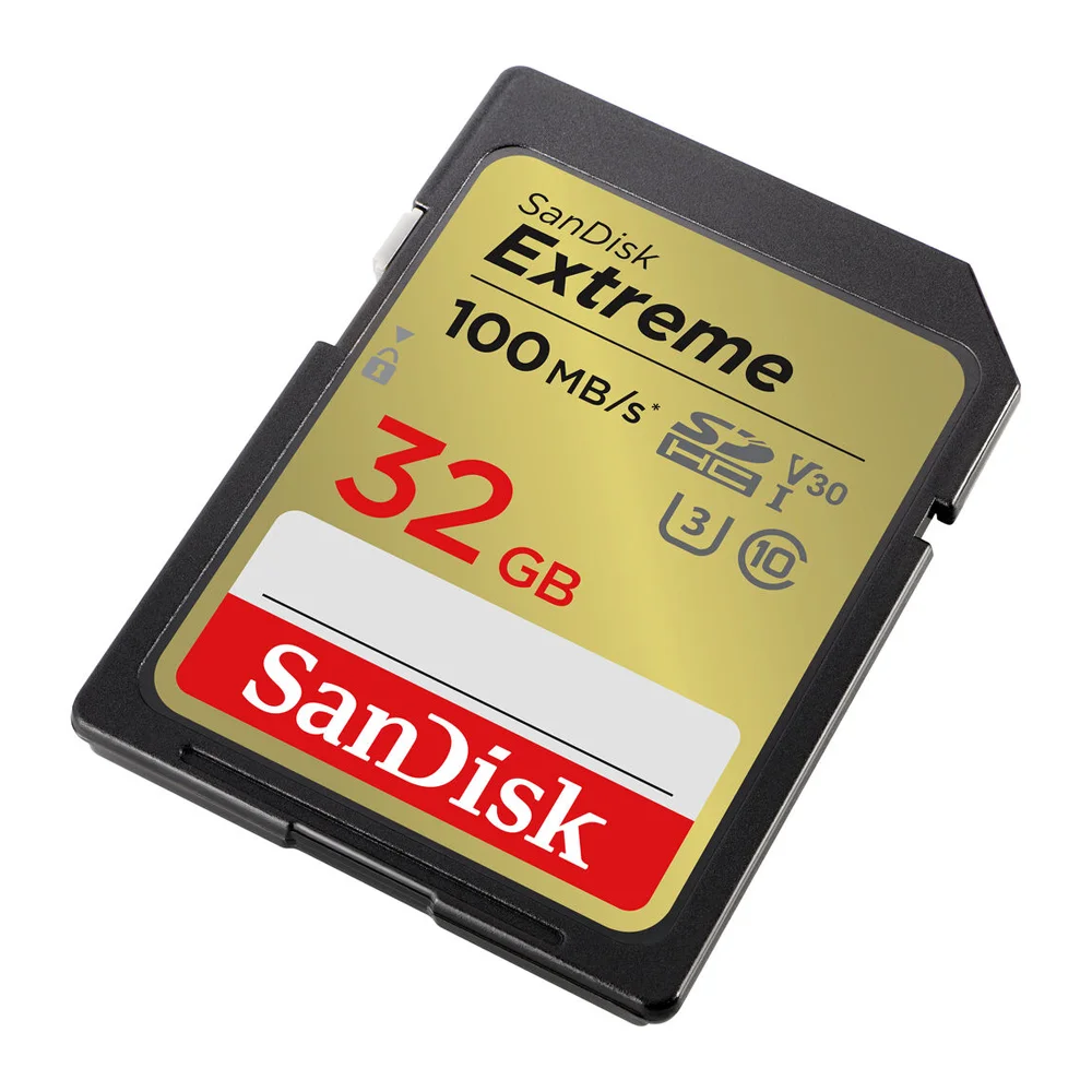 Imagem 3 de 3 do produto Cartão De Memória Sdhc Sandisk 32GB, Cartão Sd 100mbs, C10, V3