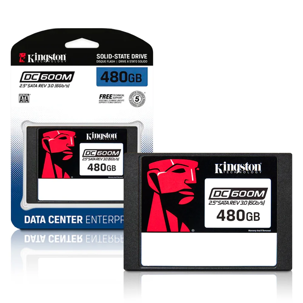 SSD Kingston 480GB Dc600m Para Data Center KaBuM