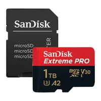 Cartão Micro Sd Sandisk, 1tb Microsd Extreme Pro 200mbs E Adptador