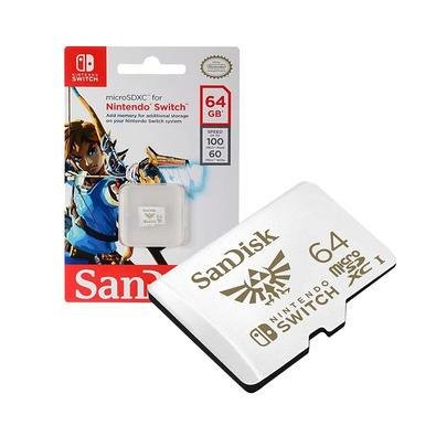 Switch&SDカード(64GB) Carto Memória Sandisk Microsdxc 64GB KaBuM