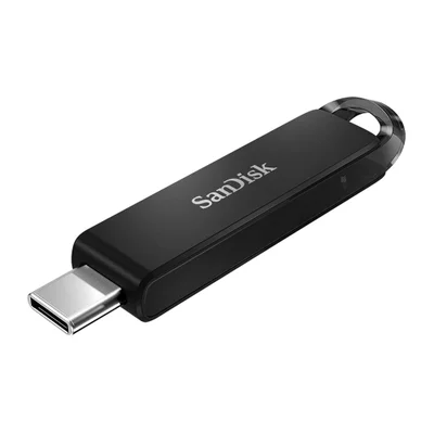 Pen Drive Sandisk, 256GB, Ultra, Tipo C, USB 3.1 150mbs, Preto