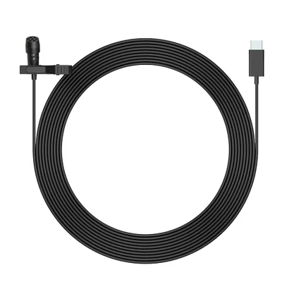 Microfone De Lapela Mirfak Mc1p, Conector Micro USB, Tipo C
