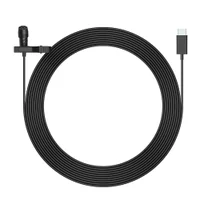 Microfone De Lapela Mirfak Mc1p, Conector Micro USB, Tipo C