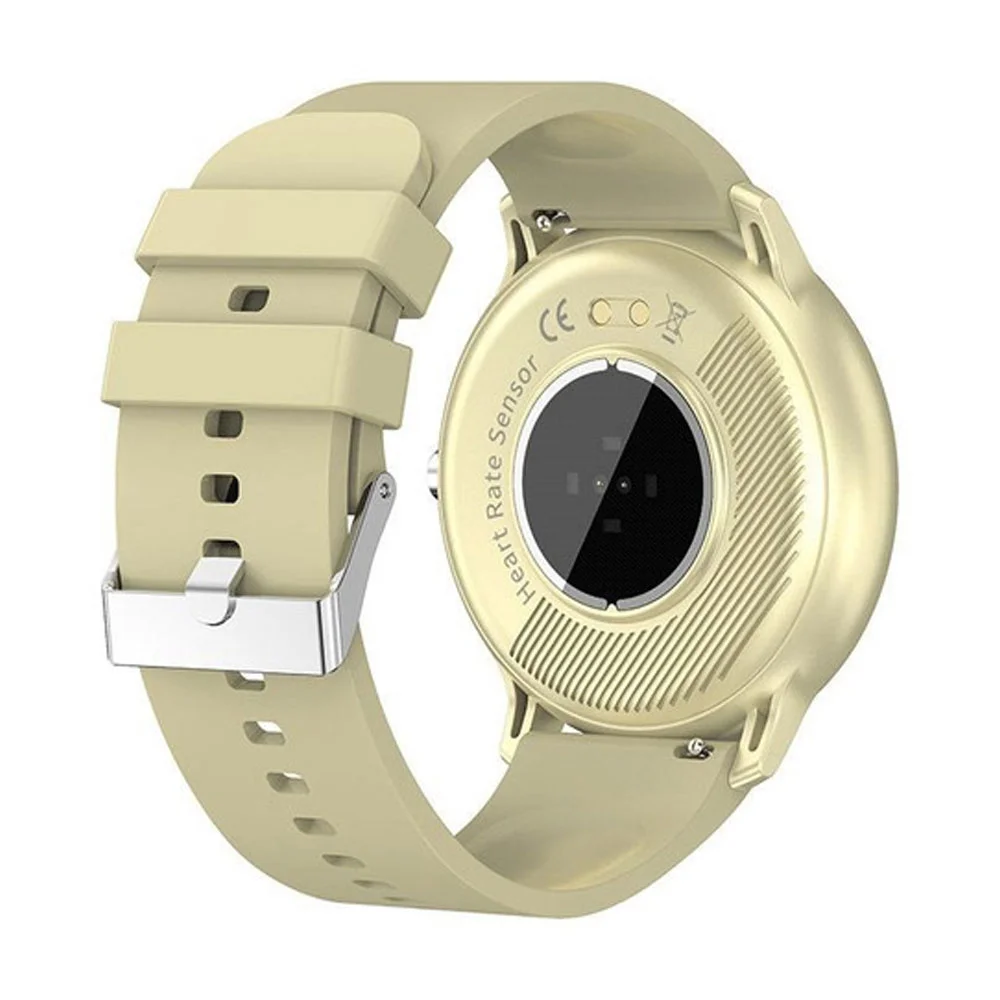 Imagem 4 de 4 do produto Smartwatch Zwear Zl02d Bt 4.0 Android Ios. Tela 1.3 Polegadas, Gold