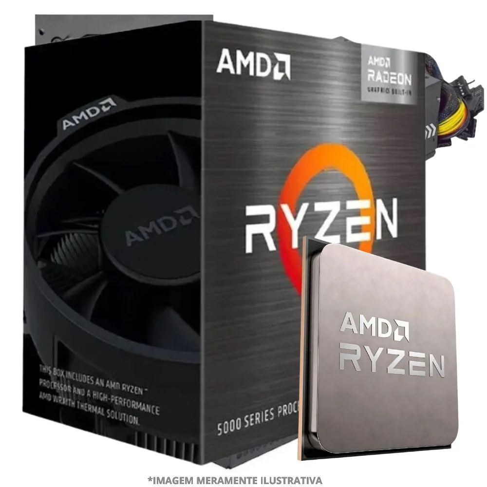 PC Gamer Tob, AMD Ryzen 5, 8GB, SSD 240GB, Windows 10 Pro Trial + Teclado/Mouse, Mouse Pad, Headset - view 2