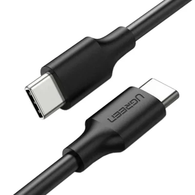 Cabo Dados Ugreen, USB C 2.0, Macho 480mbs, Max. 3a 0.5m, Preto