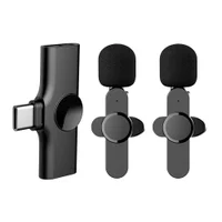 Microfone Lapela, Vimai, Sem fio, P/dispositivo USB-c 2.4g, Preto