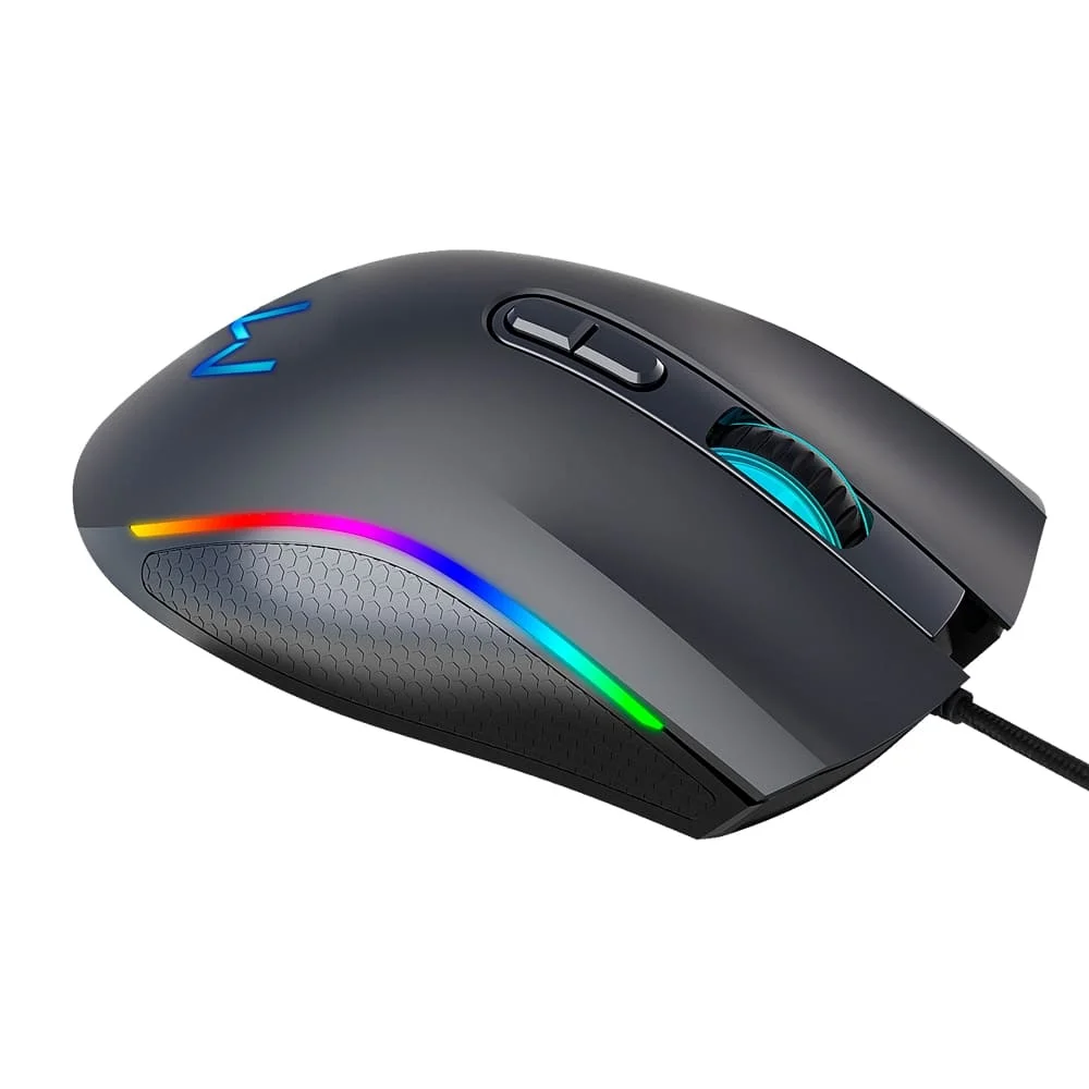 Imagem 3 de 5 do produto Kit Mouse E Mousepad Gamer Multi Armory, 7 Botões, RGB, Preto - Mo396