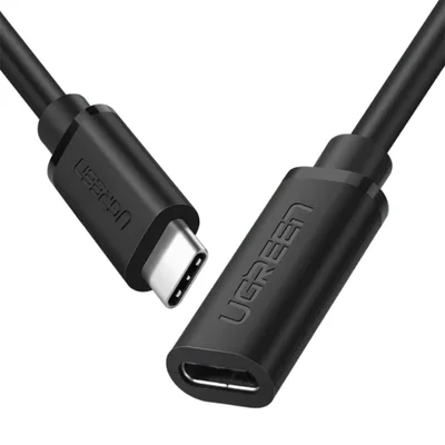 Cabo Extensor Ugreen, USB C 3.1, Macho, Fêmea, 5gbps, 0,5 Metros