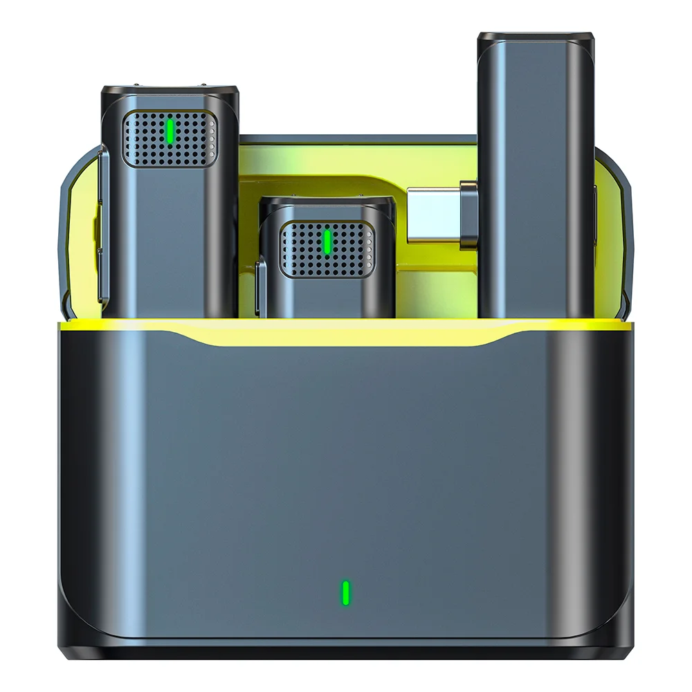 Imagem 2 de 4 do produto Microfone De Lapela Vimai V8-c-2, P/dispositivos USB-c, Preto