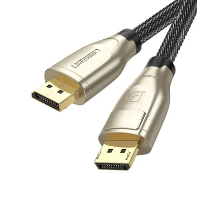 Cabo De Vídeo Ugreen, Displayport 1.4 Macho, macho 3m, Preto