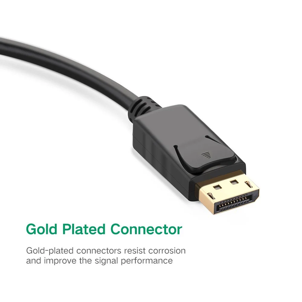 Imagem 4 de 4 do produto Adaptador Vídeo Ugreen, Displayport Macho P/ VGA Fêmea, Preto