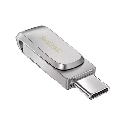 Pen Drive Sandisk, 64GB, Dual Drive Luxe 3.1, USB Tipo-C