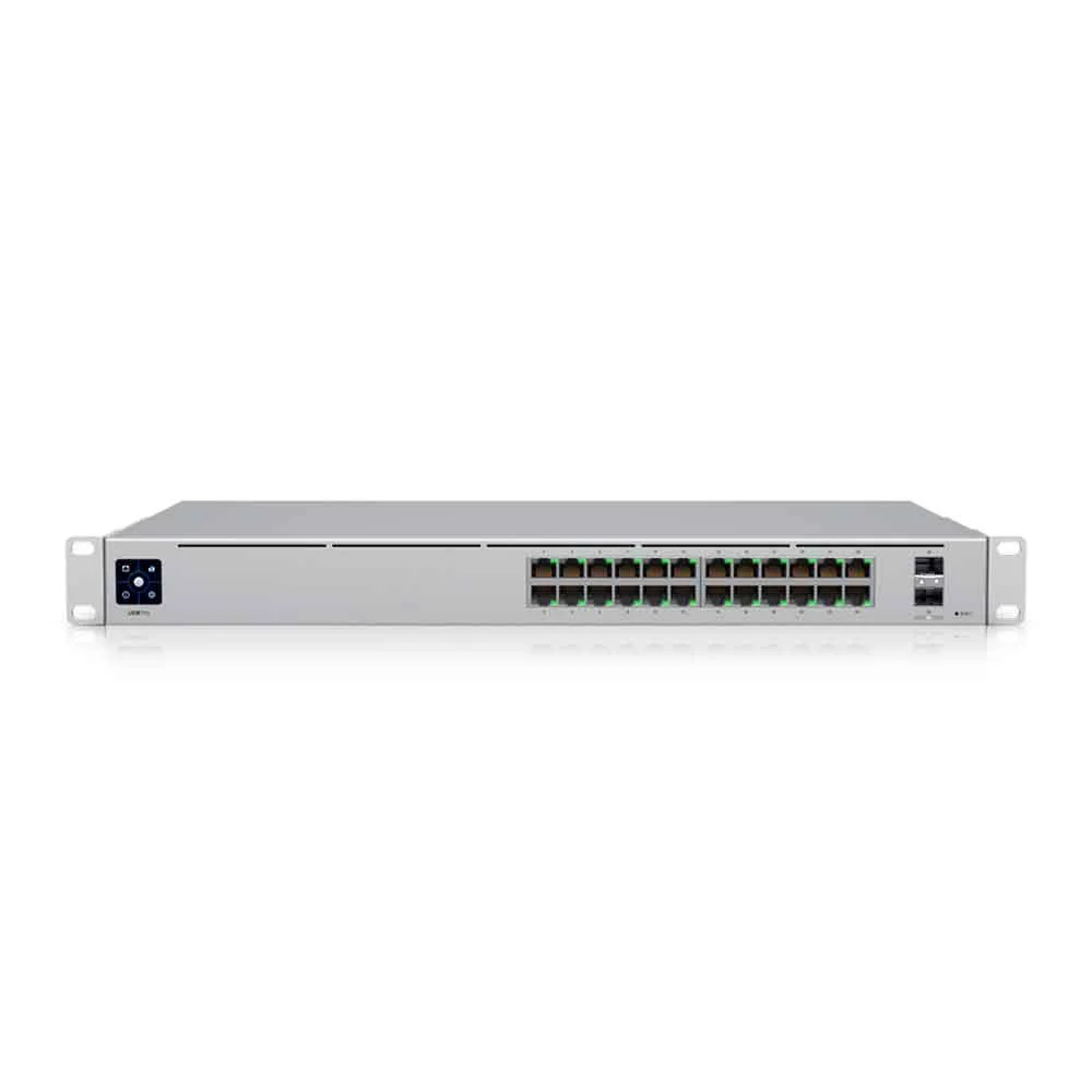 Imagem 3 de 5 do produto Switch Ubiquiti Gerenciável L3, Gigabit, 24 Portas, 02 Portas Sfp+ De 10GB - Usw-Pro-24 Rack