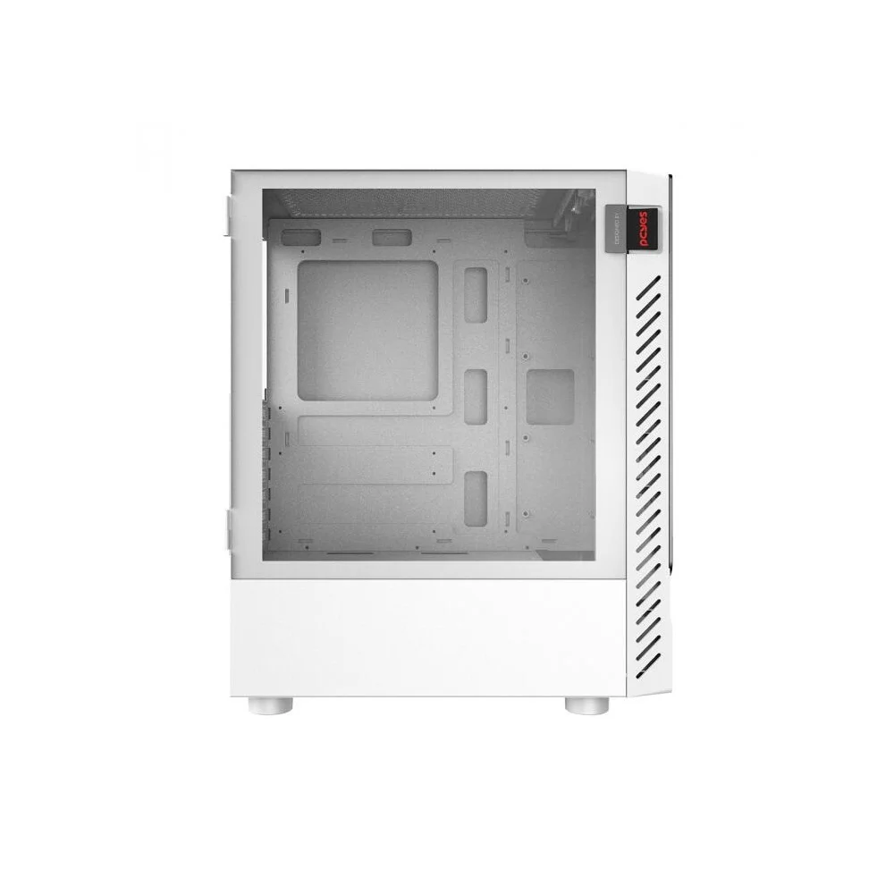 Imagem 3 de 5 do produto Gabinete Gamer Pcyes Set White Ghost-lateral Em Vidro - gswgpbr