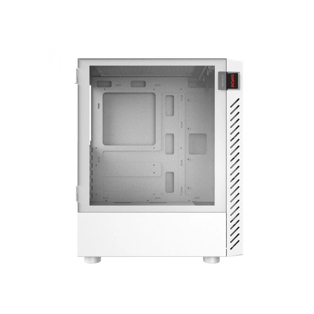 Imagem 5 de 5 do produto Gabinete Gamer Pcyes Bolter White Ghost, Lateral Em Vidro