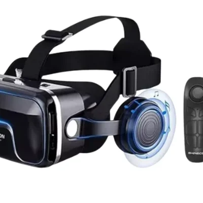 Óculos 3D Realidade Virtual, Bluetooth, Com Controle - Shine