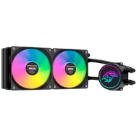 Water Cooler K-mex Wac6, 240mm, 2 Coolers, Preto Intel, AMD, Led Multicolor 2