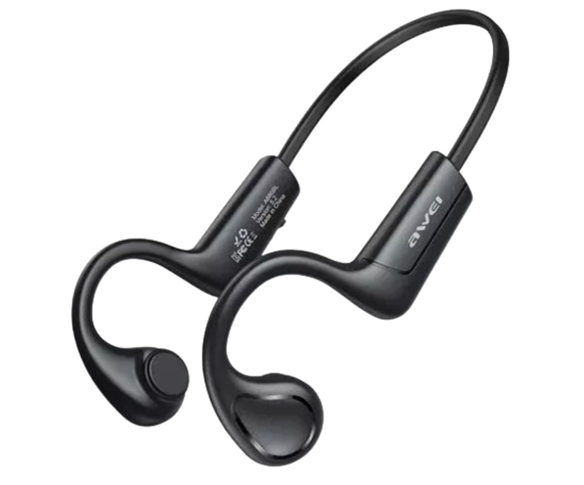 Fone De Ouvido Esportivo, Sem Fio, Wireless, Condução Óssea, Bluetooth 5.2