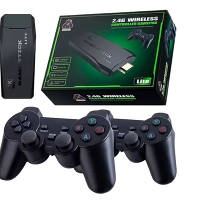 Video Game 4K HDMI, Portatil, Retrô Clássico, Sem Fio, Gamepad 10.000 Jogos