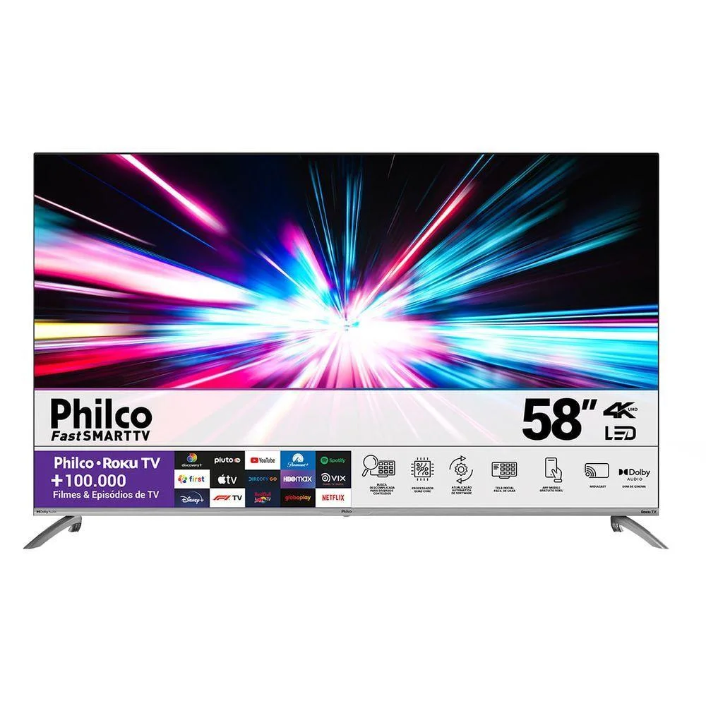 Smart Tv Philco 58 Polegadas 4k KaBuM