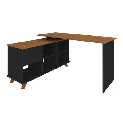 Escrivaninha Artany Gold, 2 Gavetas