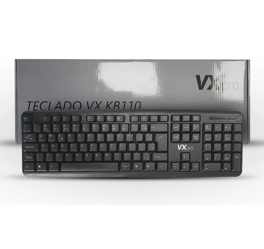 Imagem 3 de 3 do produto Teclado Vxpro  Vxkb110, Com Fio