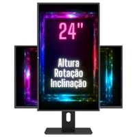 Monitor 3green 24", FULL HD, 75Hz, 2Ms, HDMI, Led Ergonômico, Ajuste De Altura, Rotação Vertical E Horizontal, Inclinação, Widescreen é boa?
