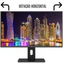 Monitor 3green 24", FULL HD, 75Hz, 2Ms, HDMI, Led Ergonômico, Ajuste De Altura, Rotação Vertical E Horizontal, Inclinação, Widescreen