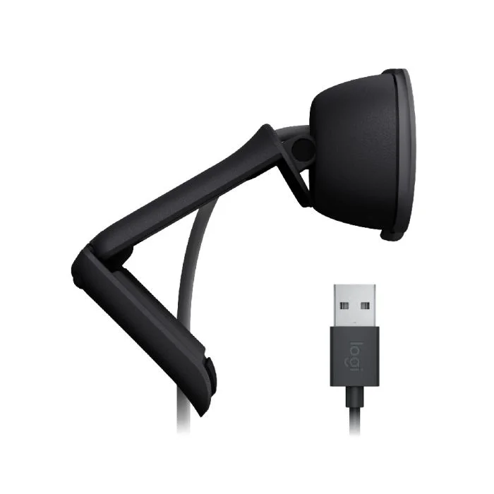 Imagem 3 de 5 do produto Webcam Logitech Brio 100, Full Hd, Grafite - 960-001586
