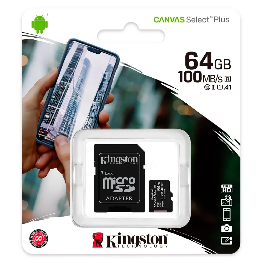 Carto De Memória Kingston 64GB KaBuM
