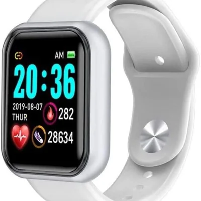 Smartwatch D20, Android, Ios, Fotos, Nf, Branco