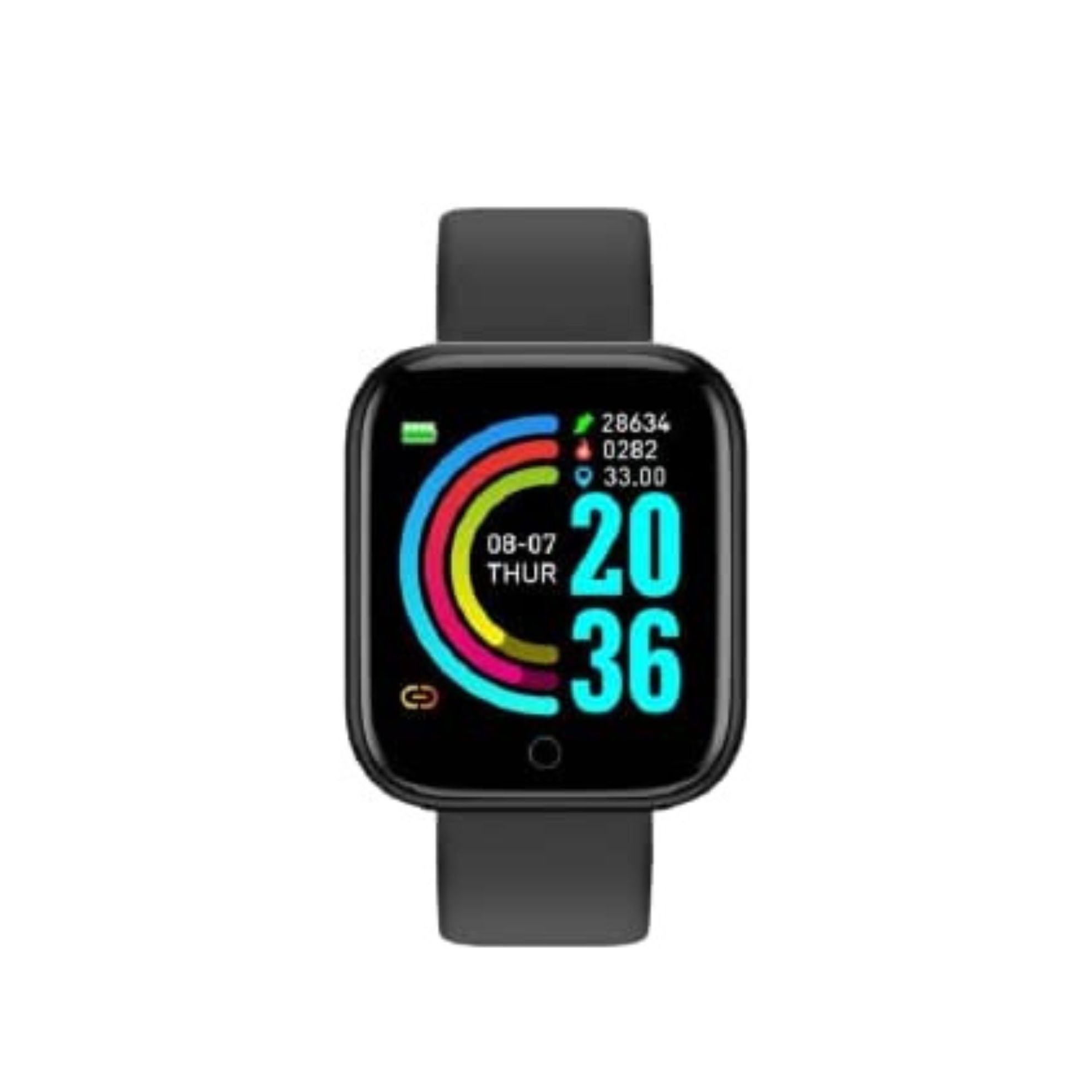 Smartwatch D20, Android, Ios, Fotos, Nf, Preto