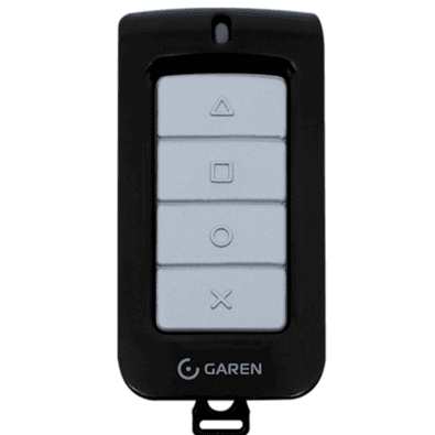 Controle Remoto De Portão Garen, 433mhz, Tx Play, Preto