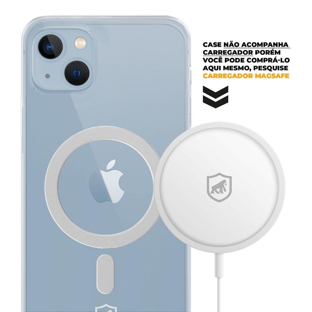Imagem 3 de 5 do produto Capa Magsafe, Para Iphone 15 Plus, Transparente